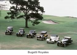All 6 Bugatti Royales in 1985.jpg